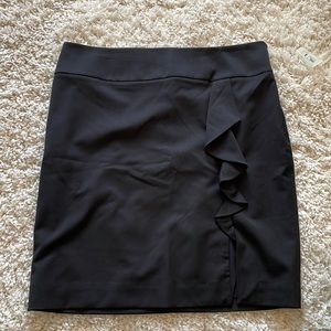 Ruffle pencil skirt